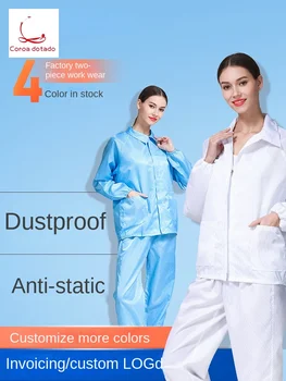 Одежда без пыли, антистатическая отдельная одежда, защитная одежда от фабрики электроники, женская и мужская одежда с одинаковым запахом