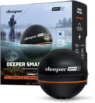 Оригинальный Новый Deeper PRO + Smart Sonar - GPS Портативный Беспроводной эхолот Wi-Fi