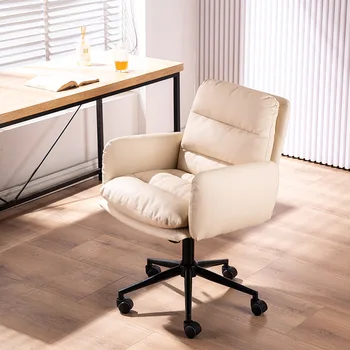 Офисное кресло с подушкой на спинке, Роскошное Компьютерное игровое кресло с Подъемником, Эргономичное Офисное Вращающееся Кресло, Мебель для домашнего офиса