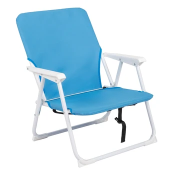 Пляжный стул с железной рамой из ткани Оксфорд, грузоподъемность 100 кг, портативный дизайн, для пикников, походов, вечеринок на заднем дворе