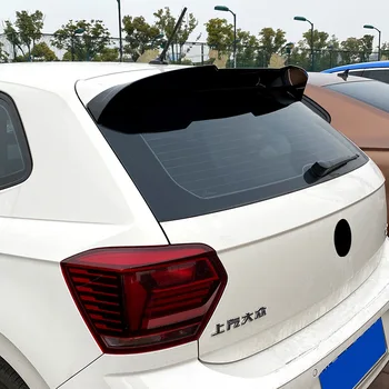 Подходит для Volkswagen Polo MK6 Polo 2019 + GTI Верхнее Крыло и задний Спойлер Модификация Экстерьера Обвес Сплиттер Крышка Отделка