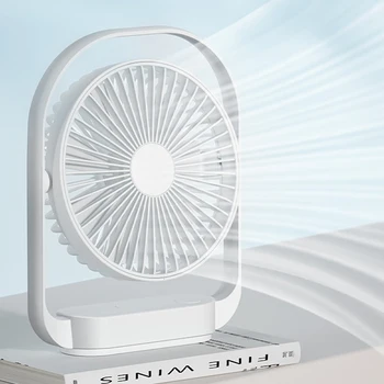 Портативный вентилятор USB Mini Wind Power Портативный Перезаряжаемый Вентилятор Высококачественный Наружный вентилятор Небольшой Охлаждающий вентилятор
