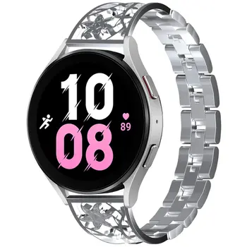 Ремешок для часов Совместим с Samsung Galaxy Watch 5/5 pro Watch 4 Ремешок для женщин Galaxy Watch 4 Классические ювелирные изделия с украшением в виде кристаллов