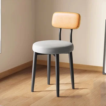 Роскошные дизайнерские кухонные стулья из скандинавской кожи, эргономичные современные стулья для столовой, мебель для дома Accent Silla Comedor DC067