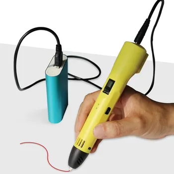 Ручка для 3D-печати с ЖК-экраном, регулируемая температура нагрева, 8 скоростей, Совместимая нить ABS