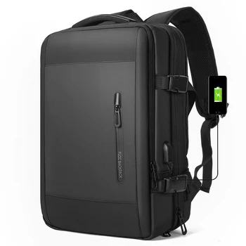 Рюкзаки CROSSTEN 40L большой емкости с возможностью расширения, USB-зарядка, 17,3-дюймовая сумка для ноутбука, водонепроницаемый рюкзак с защитой от кражи, проверенный в полете