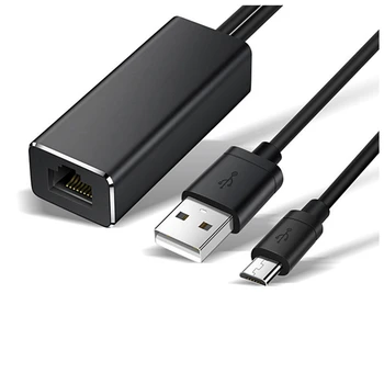Сетевой адаптер Micro-USB Ethernet 10/100 Мбит/с для Fire TV Stick USB-RJ45 USB Сетевая карта Для Google Chromecast Gen 2 1 Ultra