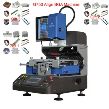 Система автоматического выравнивания G750, паяльная станция BGA мощностью 5200 Вт, Паяльная машина для ноутбуков, игровых консолей 220 В