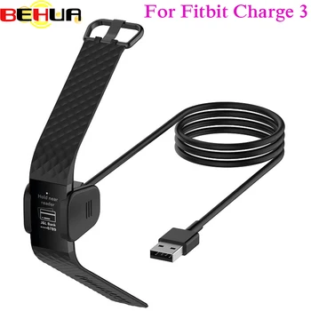 Сменное USB Зарядное устройство Для Смарт-браслета Fitbit Charge3 USB Кабель для Зарядки браслета Fitbit Charge 3 Адаптер док-станции зарядное устройство