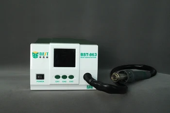 Станция для распайки горячего воздуха BST-863 Цифровой дисплей LCD Touch Высокой мощности 1200 Вт Цифровой сенсорный экран