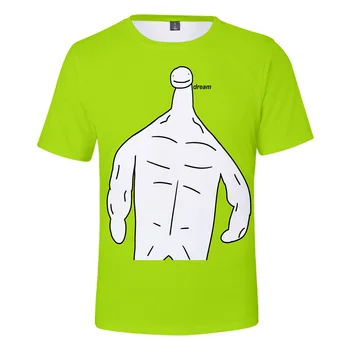 Стильная футболка с 3D-принтом Dreamwastaken с короткими рукавами, модная футболка для мальчиков и детей с круглым вырезом, летняя футболка