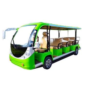 Туристический трансфер для отдыха с подогревом и кондиционером, 14-местный электрический экскурсионный автобус и автомобильный парк развлечений
