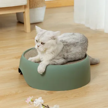 Универсальная кошачья кровать Four Seasons House, кошачья кровать двойного назначения с жестким покрытием, кристаллами, кашемиром