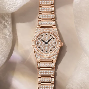 Часы для женщин, Модные Роскошные часы, Новый бренд, Браслет, часы со стальным ремешком с бриллиантами, Reloj Mujer Часы для женщин, Модные Роскошные часы, Новый бренд, Браслет, часы со стальным ремешком с бриллиантами, Reloj Mujer 0