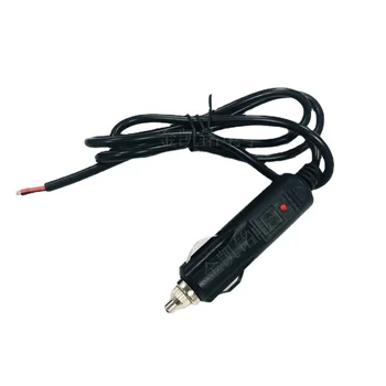 Чистый Медный кабель-прикуриватель 0,75 мм2 10А для автомобильного зарядного устройства, с одной головкой, Автомобильный кабель питания 12 В, 1 М