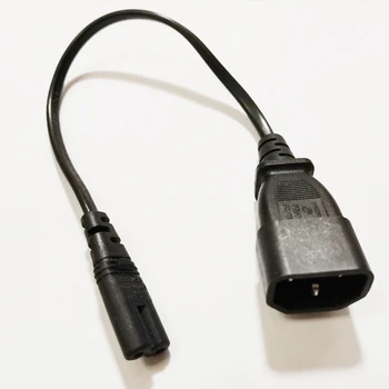 Шнур NCHTEK IEC 320 C14 от штекера к штекеру C7, кабель-адаптер питания C14 к C7 для ИБП PDU Около 30 см/10 шт.