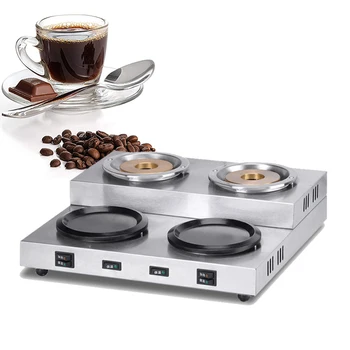Электрическая плита, Двухголовочный кофейник, кофемашина для варки кофе с подогревателем кофе