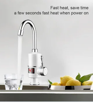 Электрический водонагреватель 3000 Вт мгновенный водонагреватель Безцилиндровый кран для горячей воды в ванной, Кухонный Водопроводный кран