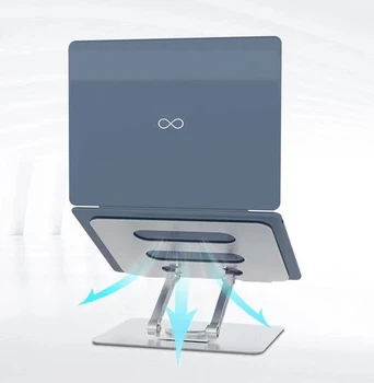 Эргономичная портативная подставка для ноутбука, регулируемый по высоте держатель для ноутбука